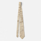 -stijl British Isles Shipping Forecast Stropdas (Achterkant)