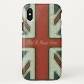 stijl Britse vlag Case-Mate iPhone Case (Achterkant)