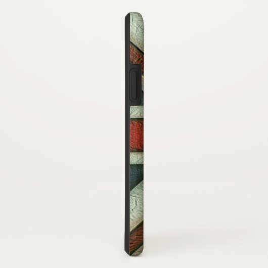  stijl Britse vlag Case-Mate iPhone Case (Achterkant / rechts)