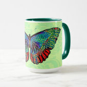 stijl Butterfly Art Cup Mok (Voorkant rechts)