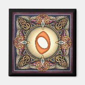 Stijl C, "0" - Keltische getalmagneten Magneet (Voorkant)