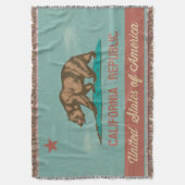  stijl Californische vlag Deken (Voorkant Verticaal)