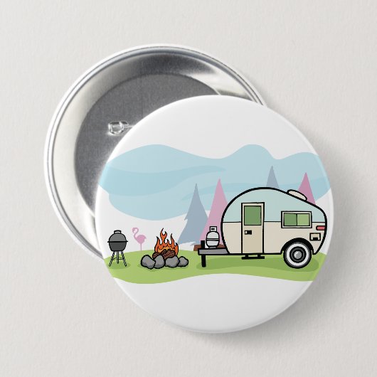  stijl Camper Button (Voorkant /achterkant)
