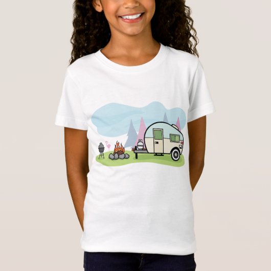  stijl Camper Girls T-Shirt (Voorkant)