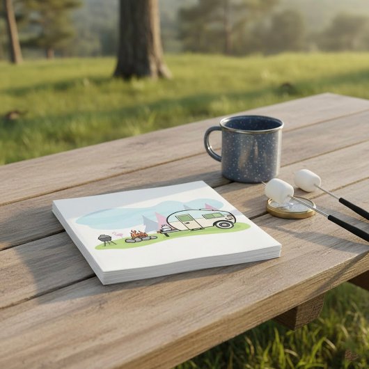 stijl camper papier servetten
