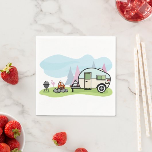  stijl camper papier servetten (Insitu)