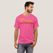  stijl Camper Van Silhouette Retro Camping T-shirt (Voorkant volledig)