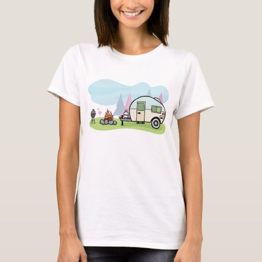 stijl Camper Womens Active T-shirt (Voorkant)