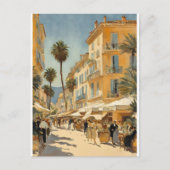  stijl Cannes Franse reizen Waterverf Briefkaart (Voorkant)