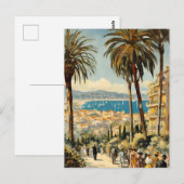  stijl Cannes Franse reizen Waterverf Briefkaart (Voorkant / Achterkant)