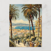 stijl Cannes Franse reizen Waterverf Briefkaart (Voorkant)