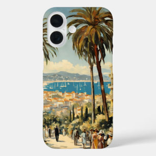  stijl Cannes Franse reizen Waterverf iPhone 16 Hoesje
