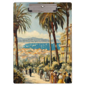  stijl Cannes Franse reizen Waterverf Klembord (Voorkant)