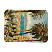 stijl Cannes Franse reizen Waterverf Magneet (Horizontaal)