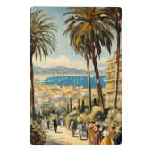  stijl Cannes Franse reizen Waterverf Mini Klembord (Achterkant)