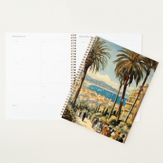  stijl Cannes Franse reizen Waterverf Planner (Display)