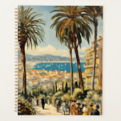 stijl Cannes Franse reizen Waterverf Planner (Voorkant)