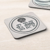  stijl Cape May NJ Beach Label Drink Coasters Onderzetter (Linkerzijde)