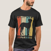  stijl Catahoula Leopard Dog Silhouette T-S T-shirt (Voorkant)