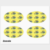  stijl Chicks & Bunny Easter Stickers (Vel)