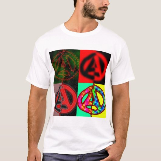 stijl Circled A's T-shirt (Voorkant)