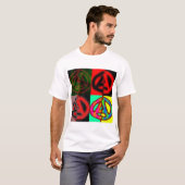 stijl Circled A's T-shirt (Voorkant volledig)