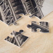 stijl Close-up Eiffeltoren Parijs Reizen Legpuzzel (Zijkant)