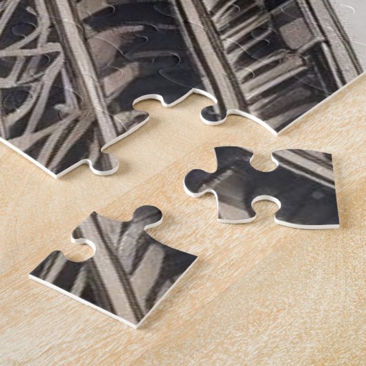 stijl Close-up Eiffeltoren Parijs Reizen Legpuzzel (Zijkant)