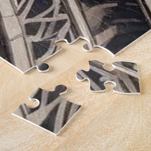  stijl Close-up Eiffeltoren Parijs Reizen Legpuzzel (Zijkant)