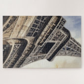 stijl Close-up Eiffeltoren Parijs Reizen Legpuzzel (Horizontaal)
