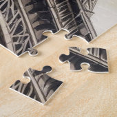 stijl Close-up Eiffeltoren Parijs Reizen Legpuzzel (Zijkant)