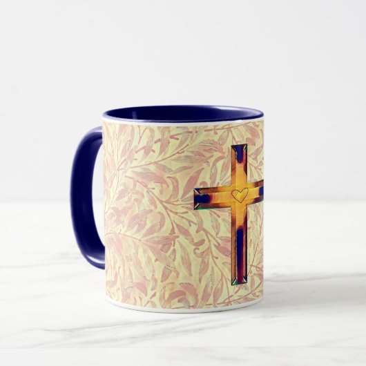 stijl Colorful Faith Cross Mok (Voorkant links)