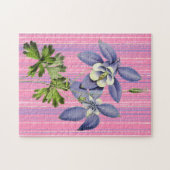 stijl Columbine Flower Puzzle Legpuzzel (Horizontaal)