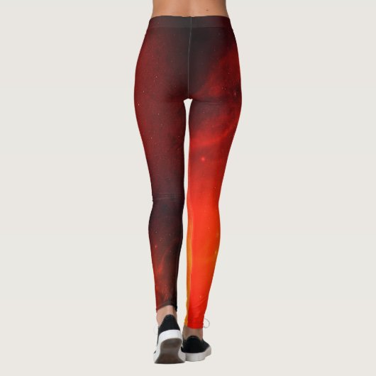 Stijl & Comfort met Trendy Cosmic Pattern Leggings (Achterkant)