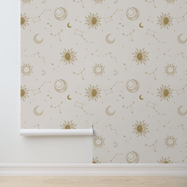  stijl constellatiepatroon behang (Applicatie)