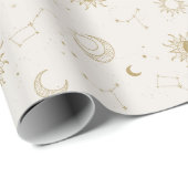  stijl constellatiepatroon cadeaupapier (Rol Hoek)