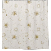  stijl constellatiepatroon douchegordijn (Voorkant)