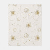  stijl constellatiepatroon fleece deken (Voorkant)