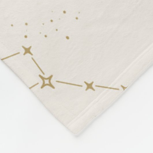  stijl constellatiepatroon fleece deken (Hoek)