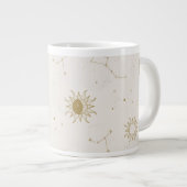 stijl constellatiepatroon grote koffiekop (Voorkant rechts)