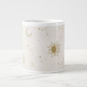stijl constellatiepatroon grote koffiekop (Voorkant)