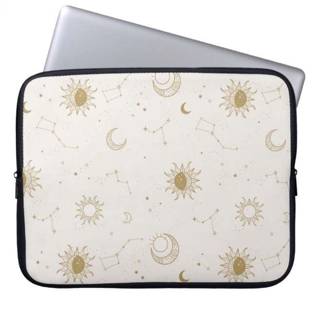  stijl constellatiepatroon laptop sleeve (Voorkant)
