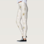 stijl constellatiepatroon leggings (Links)