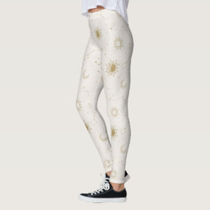 stijl constellatiepatroon leggings