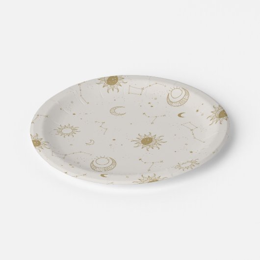  stijl constellatiepatroon papieren bordje (Gekanteld)