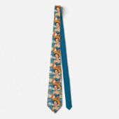stijl Cote d'Azur Beach Girl Stropdas (Voorkant)