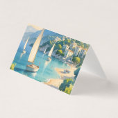  stijl Cote d'Azur Franse Reis Kaart (Voorkant)