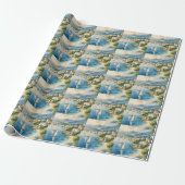 stijl Cote d'Azur Franse reizen Cadeaupapier (Uitgerold)