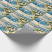 stijl Cote d'Azur Franse reizen Cadeaupapier (Hoek)