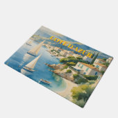 stijl Cote d'Azur Franse reizen Deurmat (Schuin)